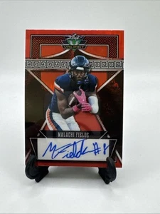 2024 Leaf Collective Malachi Fields Red Valiant Auto /9 - Picture 1 of 2