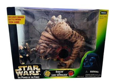 1998 Star Wars Power Of The Force Rancor & Luke Skywalker Kenner Brand New - Image 1 of 4
