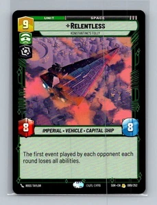 Relentless Nonfoil Star Wars Unlimited TCG Spark Of Rebellion - We Combine Ship - Picture 1 of 1