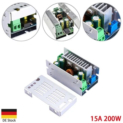 DC-DC Einstellbar 200W 15A Spannungswandler Spannungsregler Step Down Converter - Bild 1 von 4