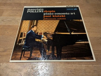 Maurizio Pollini Chopin Piano Concerto No. 1 Kletzki - HMV ASD 370 W/G ED1  - Image 1 of 4