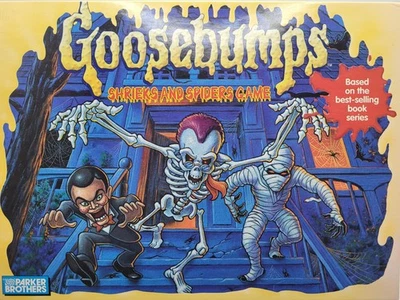 Vintage 1995 GOOSEBUMPS SHRIEKS & SPIDERS Complete Board Game - Great Condition  - Image 1 of 4