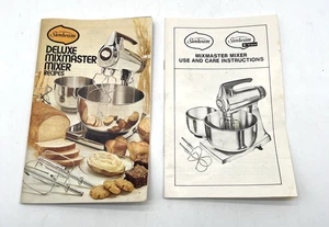 Sunbeam Mixmaster Mixer: Gebrauchs- und Pflegeanleitung Handbuch & Mixer Rezepte 1976 - Bild 1 von 9