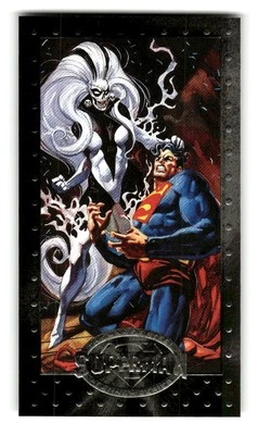 1994 Superman The Man of Steel Platinum Trading Card #45 Death-Cry of the Silver - Image 1 of 4