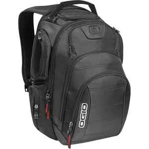 OGIO REV BLACK MOTORCYCLE BIKE COMMUTER TOURER BACKPACK RUCKSACK TRAVEL BAG - Picture 1 of 4