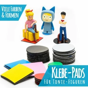 10er Set -  Klebepunkte magnetisch Zubehör für Tonie Figuren und Tonibox Regal - Bild 1 von 8