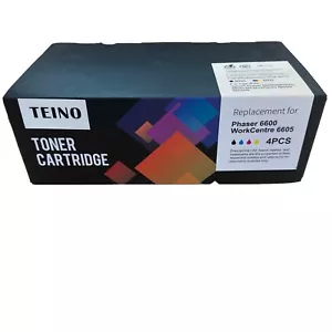 4PK High Yield Color Toner Set for Xerox Phaser 6600 WorkCentre 6605 6600 - Picture 1 of 1