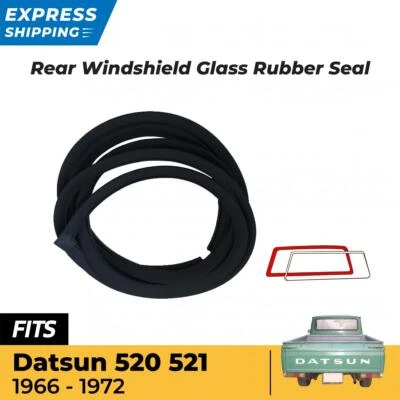 Rear Windshield Rubber Seal Weatherstrip Fit For Datsun 520 521 Pickup 1966-1972 Foto 1 de 3