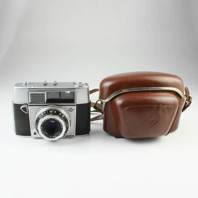 Câmera Telêmetro Agfa Optima II S 35mm - Agfa Color-Apotar 45mm f/2.8 + Estojo - Imagem 1 de 4