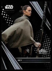 2023 Topps STAR WARS CROMADO NEGRO REY REFRACTOR 147/199 #10 - Imagen 1 de 2