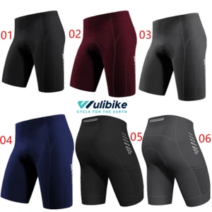 Wulibike Mens Cycling Padded Shorts Bicycle Road Bike MTB Pant Coolmax Quick Dry - Picture 1 of 14