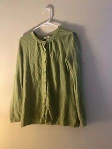 Vintage Banana Republic Olive Green Cashmere Sweater Women’s Size Medium Y2k - Picture 1 of 5