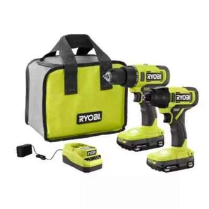 ONE+ 18V Cordless 2-Tool Combo Kit with Drill/Driver, Impact Driver, 1.5 Ah Batt - Picture 1 of 8