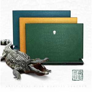 Crocodile Skin For Alienware 15 17 X17 X15 R1 M15 M17 M13X M14X M11X Area-51m - Photo 1/9