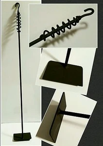 Estufa de leña / ceniza de chimenea / rastrillo de carbón 36 ", hecho en EE. UU. por un herrero-ENVÍO GRATIS - Imagen 1 de 1