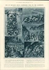 1915 Antique  Print AFRICA Senegal  MILITARY Cameroon British Army (340)