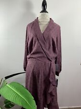 London Times T6075M - Long Sleeve Shawl Collar Cocktail Dress, Size 16W, $258