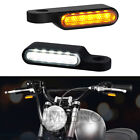 Motorcycle Flowing LED Turn Signals Handlebar Running Light Blinker For Harley