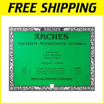 Bloque de papel acuarela grado profesional 12x16 Foto 1 de 4