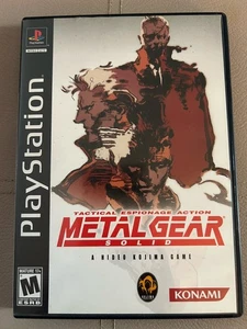Metal Gear Solid Tactical Espionage Action Konami 1998 Sony PlayStation - Picture 1 of 6