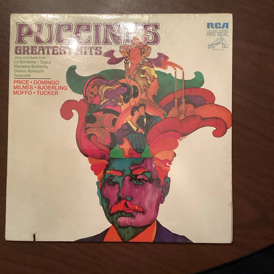 PUCCINIs Greatest Hits RCA RED SEAL Vinyl LP EXCELLENT Cond Free Ship Foto 1 de 4