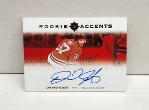 DAVID GUST 2023-24 Ultimate ROOKIE Accents ~ Red Wings ROOKIE AUTO #'d /99 - Picture 1 of 3