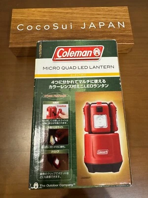 Coleman Micro Quad LED Linterna 170-9453 Eléctrico Camping Exterior Japón - Imagen 1 de 4