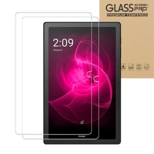 2PACK T-Mobile REVVL Tab 5G Tempered Glass Screen Protector - Picture 1 of 1