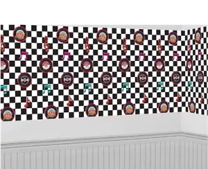 50's Rock & Roll Diner Scene Setter Retro Theme Party Wall Decoration Room Roll - Picture 1 of 3