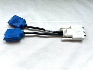 HP DSM-59 To Dual VGA Double Monitor Display Splitter Cable Adaptor 338285-006 - Picture 1 of 5