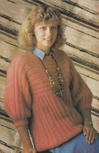 Suéter Pullover Dama - 30-32, 34-36, 38-40, 42-44 - Patrón Crochet SOLO - Imagen 1 de 2