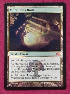 Magic The Gathering FROM THE VAULT REALMS FOIL MURMURING BOSK FTV land card MTG - Picture 1 of 2