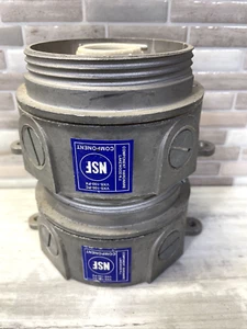 2 soportes de lámpara de caja de conexiones NSF VXS-100-PC VXS-100-PX, Int/Ext Thrd - Imagen 1 de 14