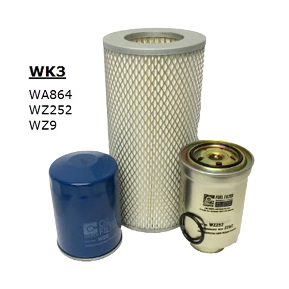 WK3 Wesfil 4WD Filter Kit for Toyota HiAce 1989-2000 2.8L 3L14 - image 1 of 4