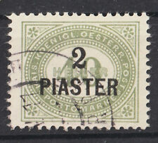 Österreich 1902-1908  Post in der Levante Portomarke 2 Piaster