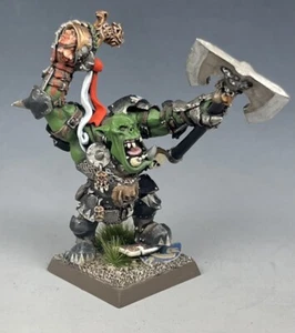 Warhammer - Grimgor Ironhide Black Orc Warboss - Metal OOP Painted - Picture 1 of 6