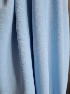 New Moda Fabric Polyester 85% elastane 15% light blue color for dress - Picture 1 of 6