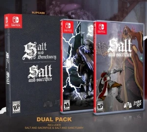 PACK DUAL Sal y Santuario + Sacrificio con Interruptor de Estuche Preventa Ejecución Limitada - Imagen 1 de 2