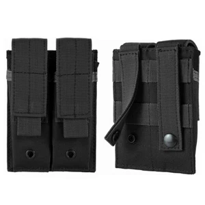 Bolsa Táctica Molle Doble Revista Pistola Funda Mag Soporte Herramientas Organizador Bolsa - Imagen 1 de 10