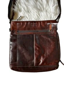 Jack Georges Voyager Messenger Bag Distressed Brown Look 7314 BRN - Picture 1 of 9