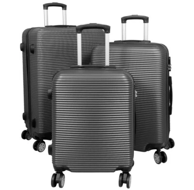 Hartschalen-Trolley Reisekoffer Flugzeugkoffer Kabinentrolley aus robustem ABS - Bild 1 von 4