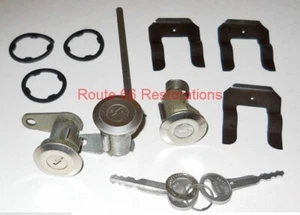 1967 1968 1969 1970 1971 1972 1973 Mustang Ford Door Trunk Lock Set 2 Keys - Picture 1 of 4
