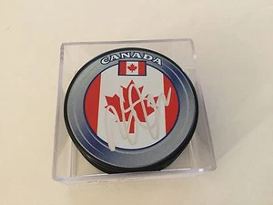 Dan Boyle Signed Team Canada Hockey Puck Autographed a - Picture 1 of 1