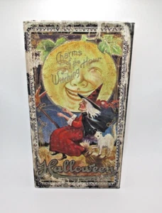 NEW Halloween Charms Of The Witching Hour Faux BOOK Hidden Secret Stash Box - Picture 1 of 5