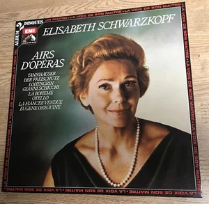 Double LP Elisabeth SCHWARZKOPF Airs d'opéras Tannhâuser Lohengrin NM * - Picture 1 of 3