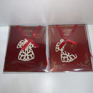 2x Lenox Piercing Engel Charm Weihnachtsschmuck NEU - Bild 1 von 2