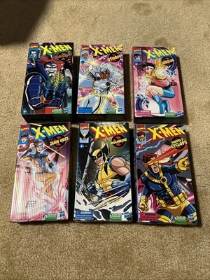 Marvel Legends 6 X‑Men 90s VHS Animated Series Figures Lot - Image 1 of 4