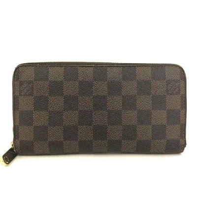 Portafoglio lungo EGA Louis Vuitton Damier con cerniera e cerniera marrone/9BL0965 - Immagine 1 di 4