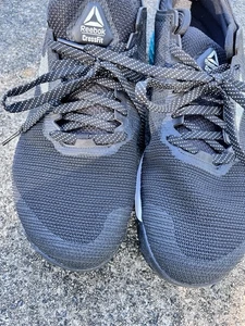 Scarpe da corsa passeggio Reebok Crossfit FU7564 uomo nero bianco blu taglia 14 - Foto 1 di 13