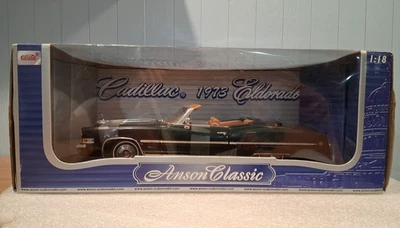 1973 Cadillac Eldorado Convertible  - 1:18 Scale  Anson Classic Diecast Model - Image 1 of 4